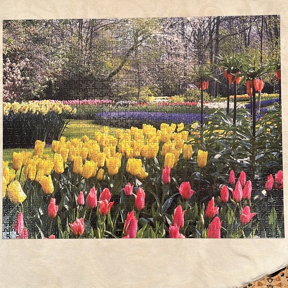 EUC Keukenhof Gardens 1000 Piece Mindbogglers Puzzle - Picture 2 of 7